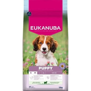 Eukanuba EUKANUBA Premium Nutrition Puppy Small & Medium Breed Lamb and rice - suha hrana za pse - 12kg