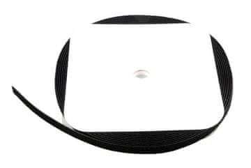 EFB EFB Elektronik 81150.25 vezica s trakom Velcro, poliamid, 25m x 20mm, črna