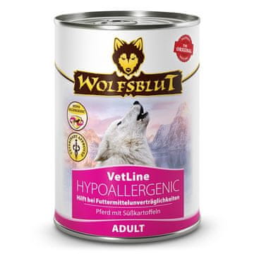 slomart WOLFSBLUT VetLine Mokra pasja hrana - Govedina, 395 g