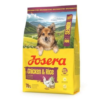 Josera JOSERA Mini Senior Chicken & Rice suha hrana za pse, 3kg