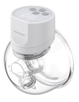 Momcozy Momcozy S12 Pro elektronska prsna črpalka 180 ml, prosojna/bela