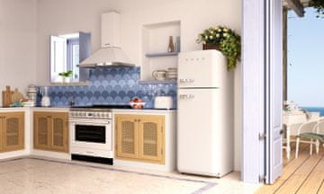 Smeg SMEG TSF02WHEU toaster, 4 srebrni utori, bela