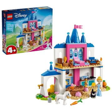 slomart LEGO DISNE 43283 Pepelkin grad z živalmi