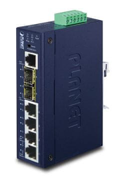 PLA PLANET IGS-5225-4T2S mrežni preklopnik L2+ Gigabit Ethernet (10/100/1000) modra