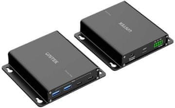 Unitek Unitek USB Extender 100 m preko Etherneta, 5 Gb/s