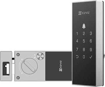Smart Pametno digitalno ključavnico EZVIZ DL03, siva