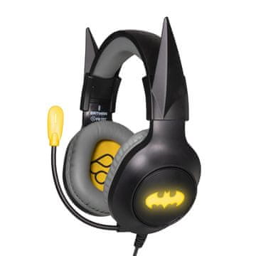 slomart Gaming slušalke Blade FR-TEC Batman z odstranljivimi ušesi, rumena/črna