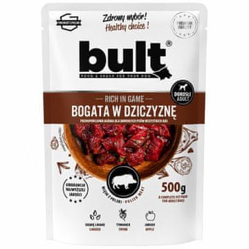 BULT Vlažna hrana za pse BULT Bogata z igro - 500 g