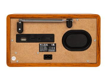 slomart Prenosni analogni radio BLOW RA9 V.2" AM/FM, bronasta/črna