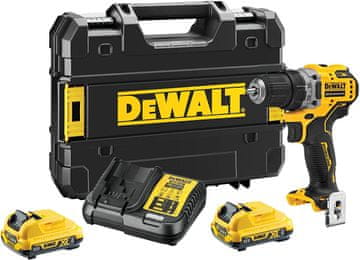 DeWalt DeWALT DCD701D2-QW akumulatorski vrtalnik/vijačnik 1500 RPM rumena, črna