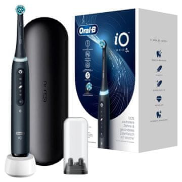 BRA Oral-B iO Series 5 Električna zobna ščetka, črna