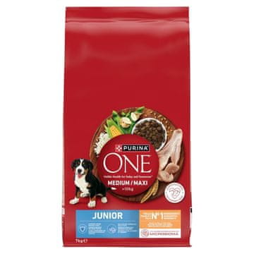 Purina PURINA One Junior Piščanec in riž - suha hrana za mladiče srednjih/velikih pasem - 7kg