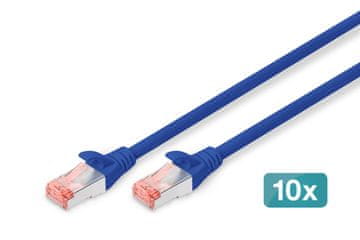 Digitus Digitus CAT 6 S/FTP mrežni kabel, komplet 10 kosov