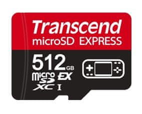 TRS Transcend USD710S MicroSDXC kartica 512 GB, črna/rdeča