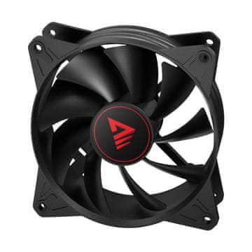 SAVIO Ventilator za ohišje SAVIO 120mm, 4-pin PWM, črn