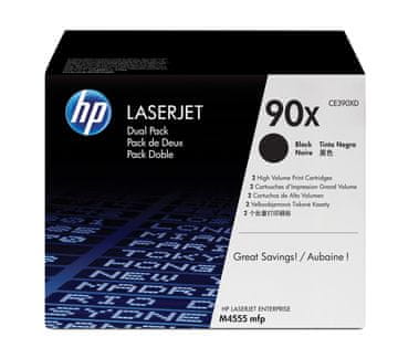 HP 90X toner, komplet 2 kosov (CE390XD)