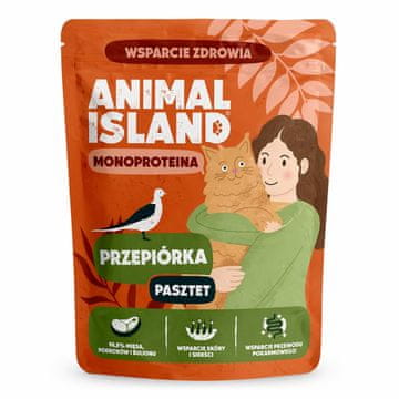 Animal ANL ANIMAL ISLAND pasja hrana, puran, 100g