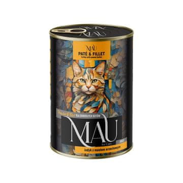 dnt DNT Mokra hrana za mačke - puran s arašidovim maslom, 400g
