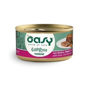 Oasy OASY Caprice s piščancem, jetri in zelenjavo - mokra hrana za mačke, 85g
