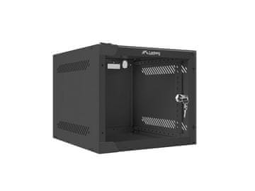 Lanberg LANBERG 10" Stenski montažni regal 4U (280x310, črn)