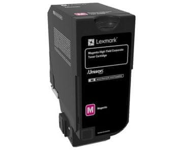 LEX Lexmark 74C2HME toner, original, magenta, XL