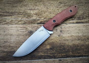 slomart LKW Mauler VG10 Damast nož z Micarta ročajem