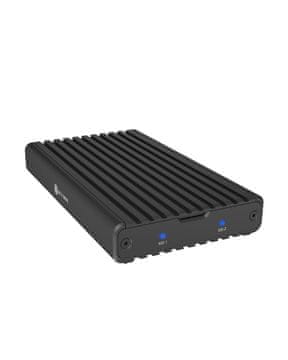 IcyBox ICY BOX IB-2817M-C32 ohišje za M.2 SSD, črno