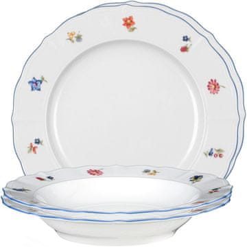 Seltmann Seltmann Weiden jedilni set 12 kosov Porcelan Bela