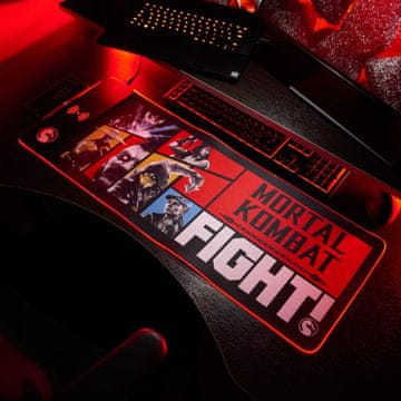 Numskull Numskull Games Gaming podloga za miško, črna, večbarvna, rdeča