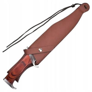 Classic Lovski nož Cinema Classic CC-H3 Rambo III z usnjenim ovojem, 425 mm