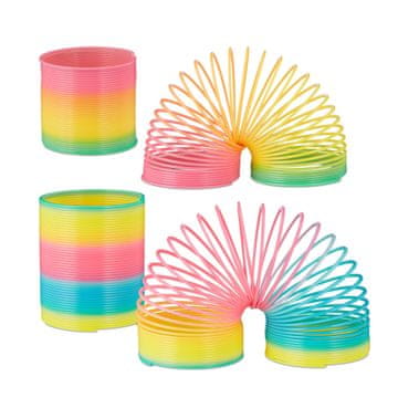 Northix Komplet 4 mavričnih spiral