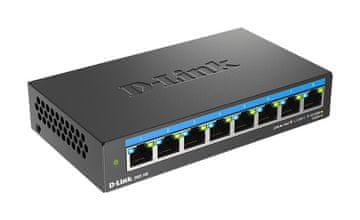 D-Link D-Link DGS-108 8-portni 2.5G Multi-Gigabit namizni stikalo, črn