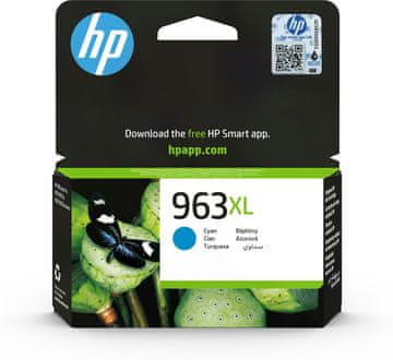 HP 963XL original barvni kartuša, Cijan (Cyan), 22,77 ml