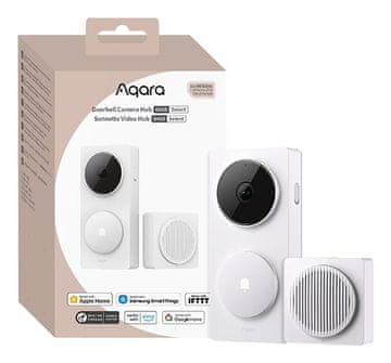 AQARA Aqara Doorbell Cam Hub G410 video domofon, bela