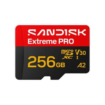 SanDisk Pomnilniška kartica SanDisk Extreme PRO microSDXC UHS-I 256 GB