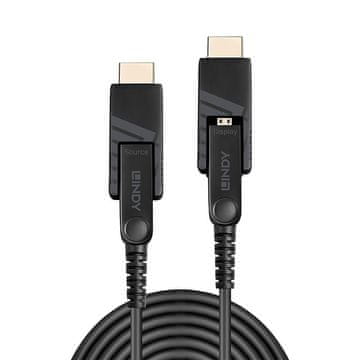 Lindy Lindy 50m optični hibridni Micro-HDMI 18G kabel z odstranljivimi konektorji