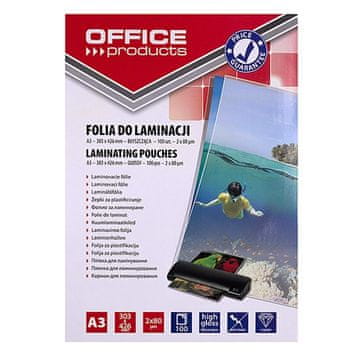 PBS PBS folija za laminiranje, A3, 2x80 mikronov, sijajna, 100 kosov