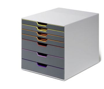 Durable DUR Varicolor 7 predalnik, A4/C4, večbarvni/siv
