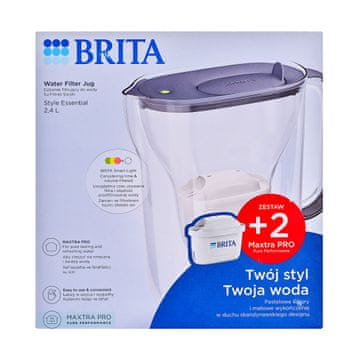 Brita Brita Style Essential filtrirni vrč z 2 MAXTRA PRO filtrom, grafit