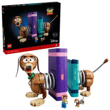 slomart LEGO DISNEY 43301 Toy Story: Slinky Dog knjižni oporniki