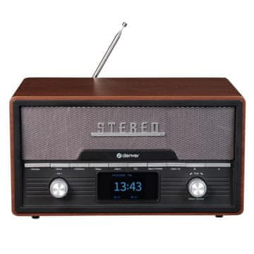 Denver Denver MDA-525DW CD predvajalnik z radiem, leseni videz