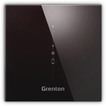 slomart Grenton GR1 pametni sobni senzor, črno steklo