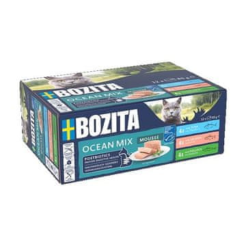 Bozita Bozita Mousse Mix Ocean vlažna hrana za mačke, 12x85g