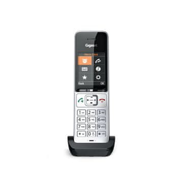 Gigaset Gigaset COMFORT 500HX Analog/DECT telefon s prikazom klicatelja, črna/srebrna
