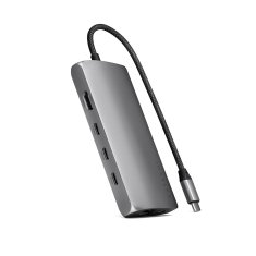 Satechi Satechi ST-P8KEM priklopna postaja, USB 3.2 Gen 1 Type-C, siva