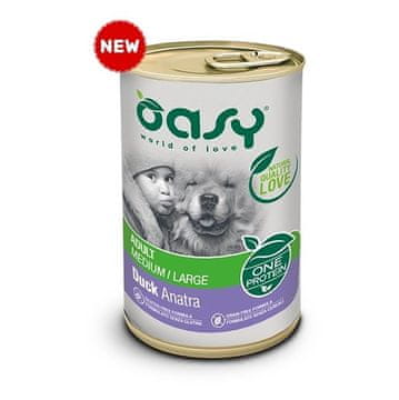 Oasy Hrana za pse OASY One Protein Adult Medium/Large Račje - mokra hrana - 400g
