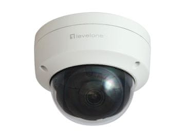 Level One LevelOne GEMINI IP omrežna kamera, 4MP, H.265, PoE, IR LED, bela