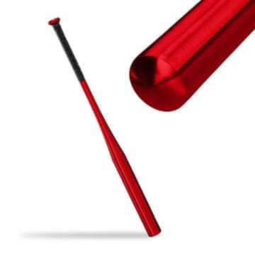 Northix Aluminijast baseball kij, rdeč