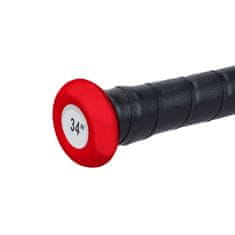 Northix Aluminijast baseball kij, rdeč