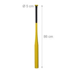 Northix Baseball kij iz zlatega aluminija
